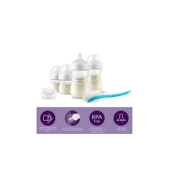 Picture of PHILIPS AVENT NATURAL 3.0 FEEDING NEWBORN GIFT SET W/ 4 BOTT