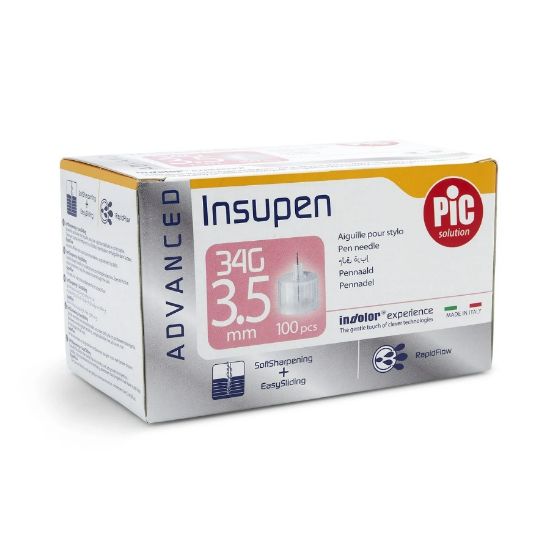 Picture of PIC ADVANCED INSUPEN 34X35  PACK OF 100 PCS