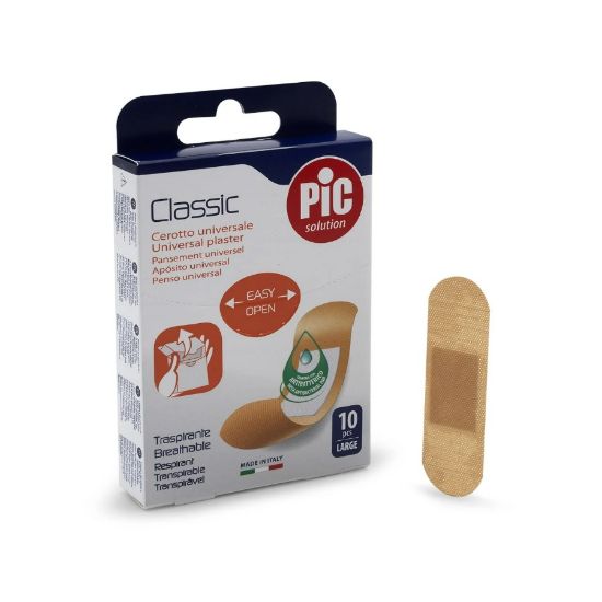 Picture of PIC CLASSIC PLASTER ANTI BACTERIAL W/PROOF 25X72MM LARGE PAC