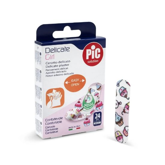 Picture of PIC DELICATE STRIP KIDS GIRL ANTI-BACTERIAL   19 X 72 PACK O