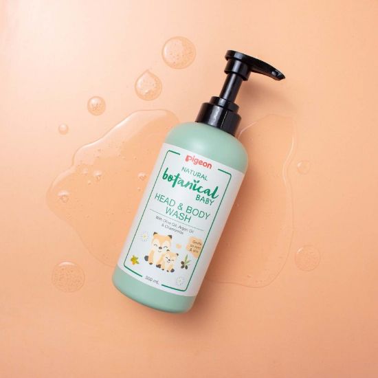 Picture of PIGEON BOTANICAL BABY HEAD &BODY WASH 500ML 3803