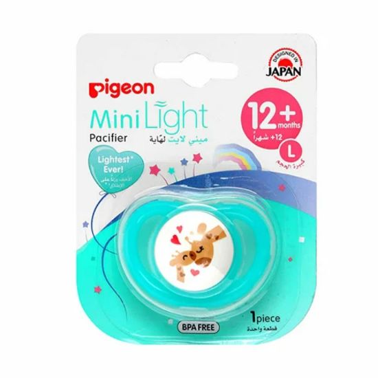 Picture of PIGEON MINILIGHT PACIFIER SINGLE (L) UNISEX GIRAFFE