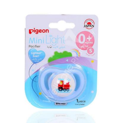 Picture of PIGEON MINILIGHT PACIFIER SINGLE (S) BOY TRAIN