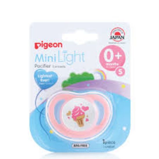 Picture of PIGEON MINILIGHT PACIFIER SINGLE (S) GIRL ICE CREAM