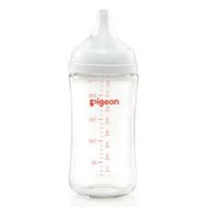 Picture of PIGEON PERISTALTIC PLUS BOTTLE GLASS 3+M 240ML N00878-8785