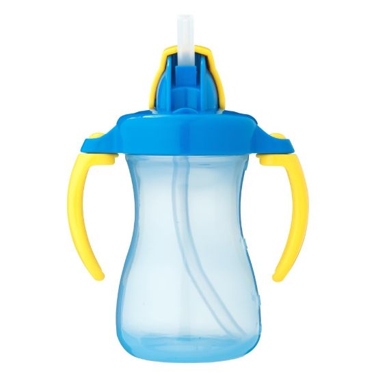 Picture of PIGEON PETITE STRAW BOTTLE - BLUE - 150 ML