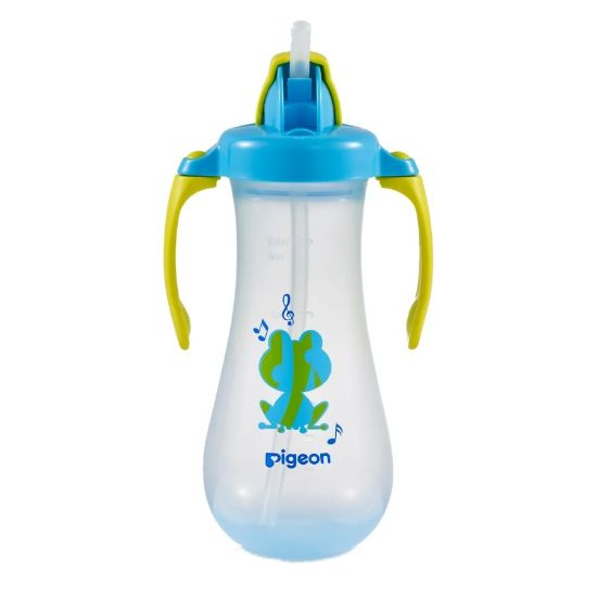 Picture of PIGEON TALL STRAW BOTTLE - BLUE - 300 ML