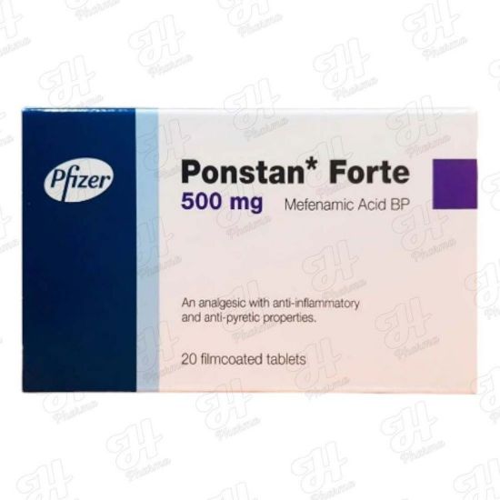 Picture of PONSTAN FORT 500 MG 20 TAB