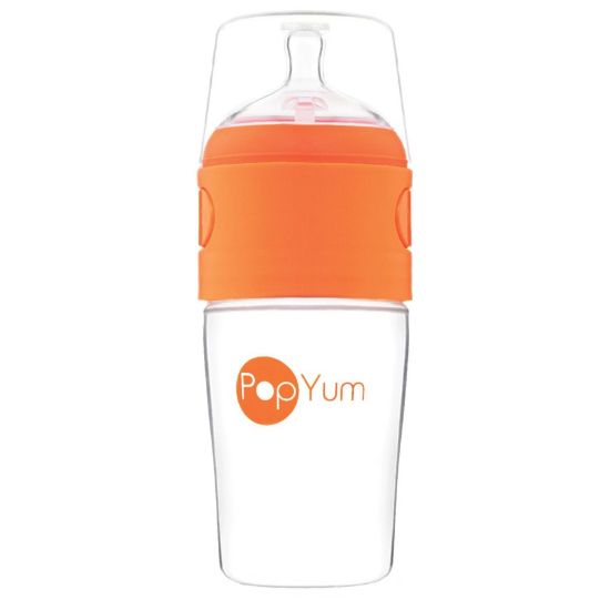 Picture of POP YUM BABY FEEDING BOTTLE - 260 ML - ORANGE 7016