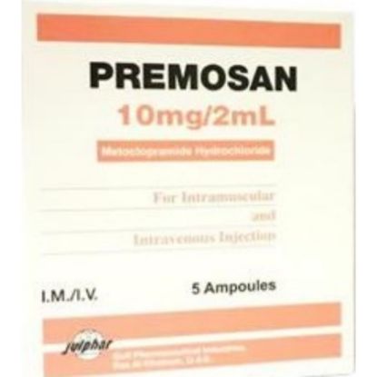 Picture of PREMOSAN 10 MG 2 ML 5 AMP#