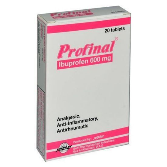 Picture of PROFINAL 600MG 20TAB