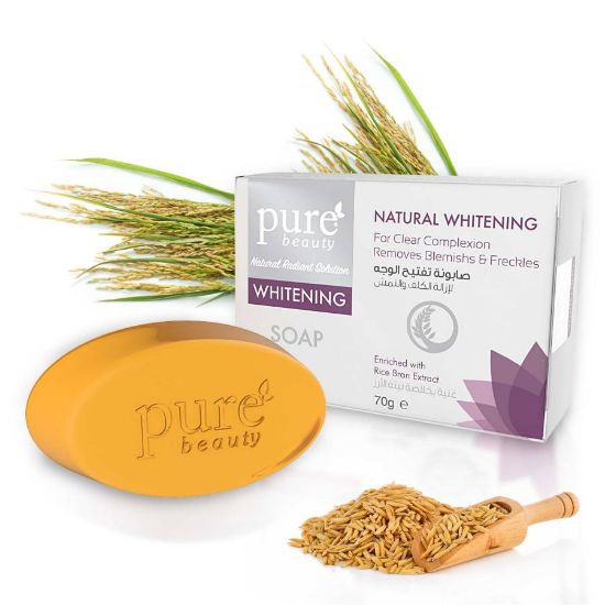 Picture of PURE BEAUTY NATURAL WHITENING SOAP 70G