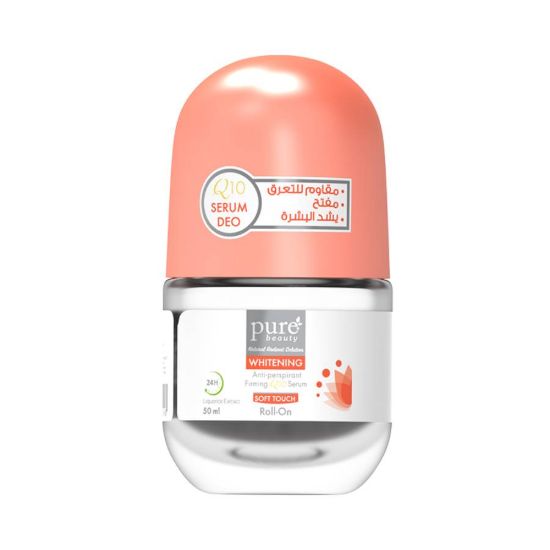 Picture of PURE BEAUTY WHITENING ROLL ON Q 10 SERUM SOFT TOUCH 50ML1962