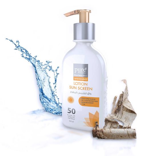 صورة بيور بيوتى تفتيح غسول واقية من الشمس SPF50 + 200ml في