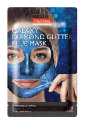Picture of PUREDERM GALAXY DIAMOND GLITTER BLUE PEEL-OFF MASK 1077