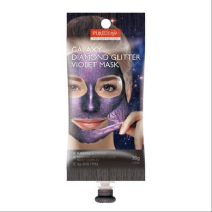 Picture of PUREDERM GALAXY DIAMOND VIOLET  PEEL-OFF MASK 1084