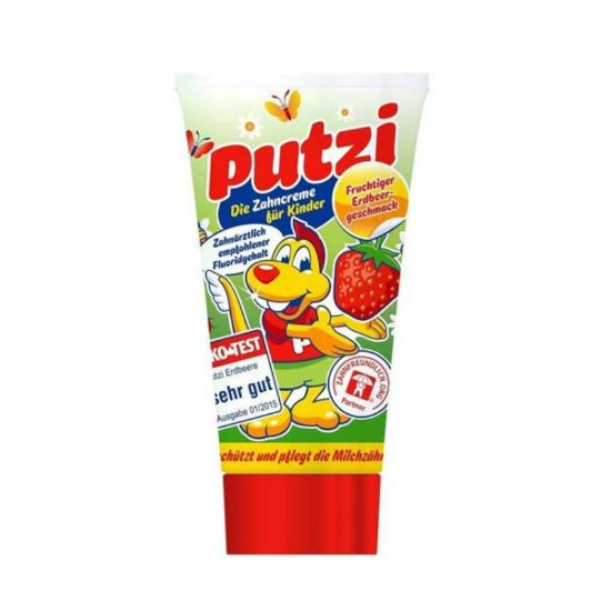 Picture of PUTZI STRAWBERRY FOR CHILDREN LESS THAN 8 YEARS TOOTHPASTE 5