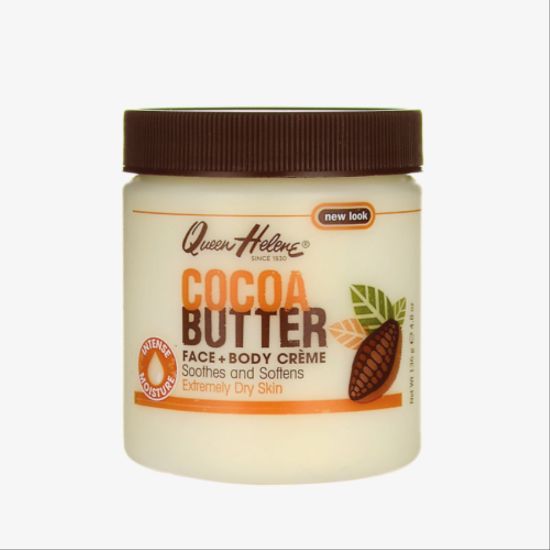 Picture of QUEEN HELENE COCOA BUTTER FACE + BODY CREAM   4.8 OZ CREAM