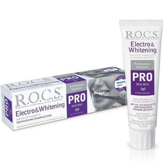 Picture of R.O.C.S PRO ELECTRO & WHITENING MILD MINT 100 ML 3938