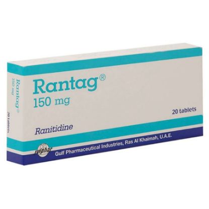 Picture of RANTAGE 150MG 20TAB