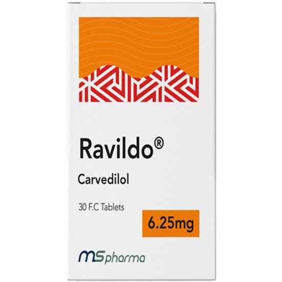 Picture of RAVILDO 6.25 MG 30 TAB