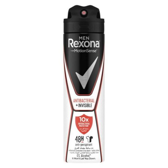 Picture of REXONA DEO SPRAY MEN ANTIBACTERIAL+INVISIBLE 150 ML 3479