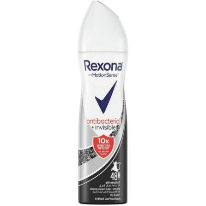 Picture of REXONA DEO SPRAY WOMEN ANTIBACTERIAL+INVISIBLE 150 ML 5627