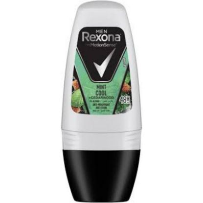 Picture of REXONA MEN DEO ROLL ON  MINT COOL + CEDARWOOD 50 ML