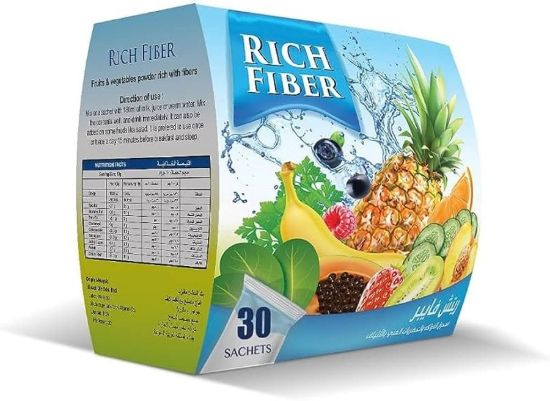 Picture of RICH FIBER FRUITS & VEGETABLES POWDER 30 SACHETS 4421