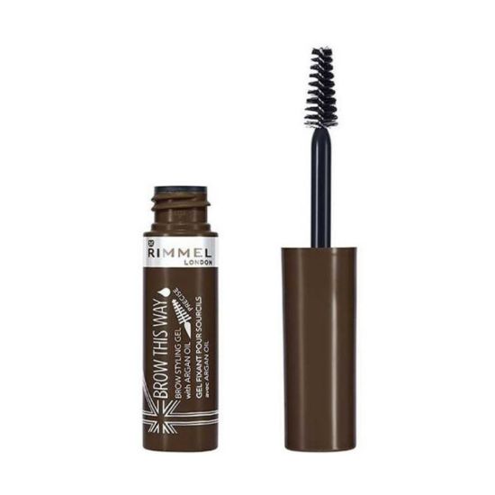 Picture of RIMMEL BROW THIS WAY ORGNA OIL MED BROWN EYEBROW GEL002-5632