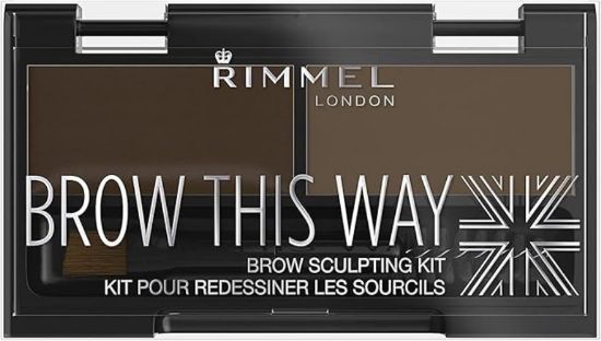 Picture of RIMMEL BROW THIS WAY SCULPTING DARKBROWN EYEBROWKIT 003-5044