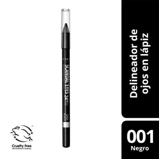 Picture of RIMMEL SCANDALEYES WATERPROOF  BLACK KOHL KAJAL NO.001 9529
