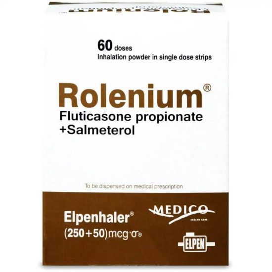 Picture of ROLENIUM 250/50 MCG ELPENHALER INHALATION POWDER