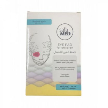 Picture of SAFAMED EYE PAD CHILD NON WOVEN 10'S MIX COLOR