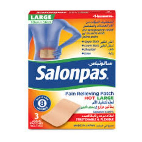 صورة سالونباس لصقة ظهر 3 لصقات