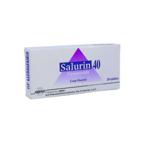 Picture of SALURIN 40MG 20TAB WS