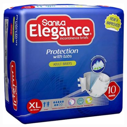 Picture of SANITA ELEGANCE ADULT XL 10 DIAPERS X 4 - 3112