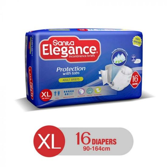 Picture of SANITA ELEGANCE ADULT XL 16 DIAPERS X 2 - 3129