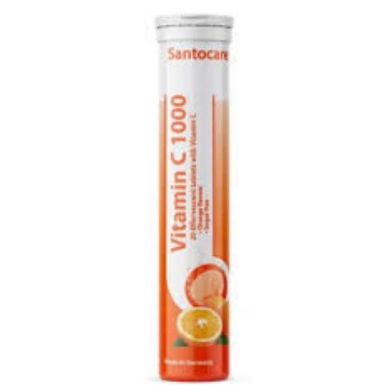 Picture of SANTOCARE VITAMIN C1000 MG 20 EFFERVESCENT TAB