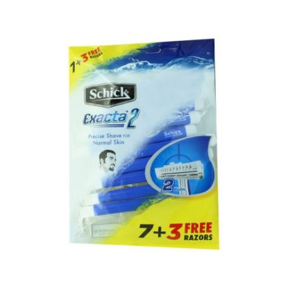 Picture of SCHICK EXACTA 2 RAZORZ 10 RAZOR#