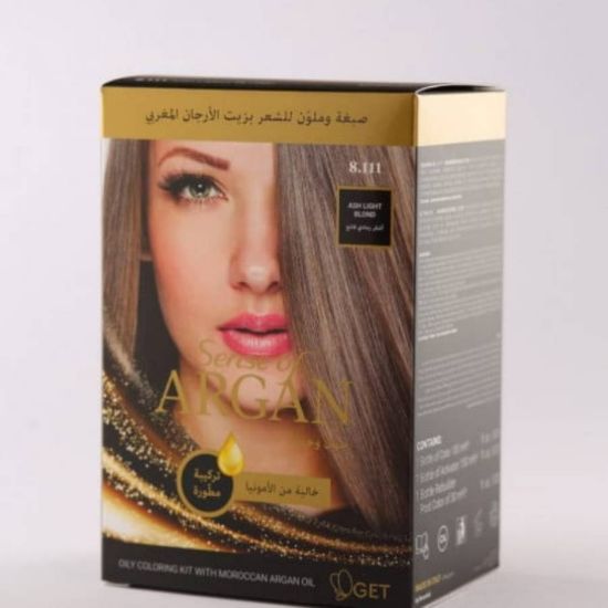 Picture of SENSE OF ARGAN HAIR COLORING OIL ASH LIGHT BLOND 8.111-75 ML