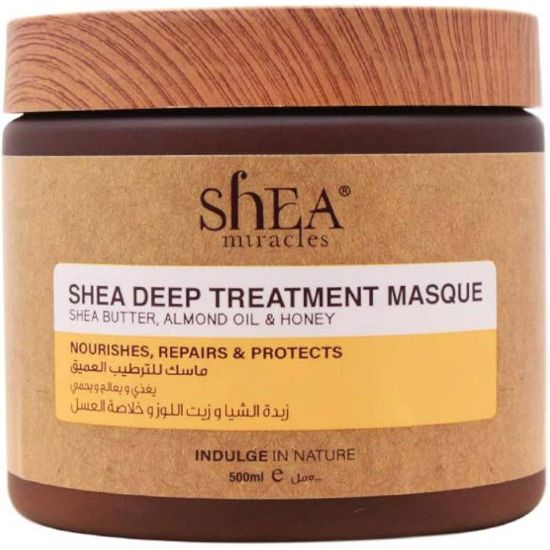 Picture of SHEA MIRACLES  ALMOND OIL&HONEY  HAIR MASQUE 500 ML 0010