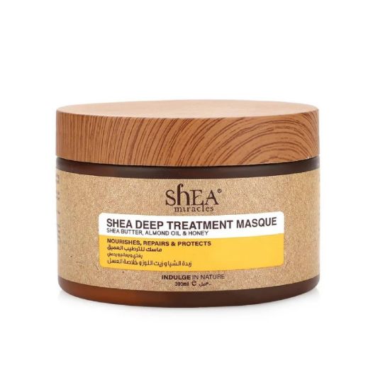 Picture of SHEA MIRACLES  ALMOND OIL&HONEY HAIR MASQUE 300 ML 0009
