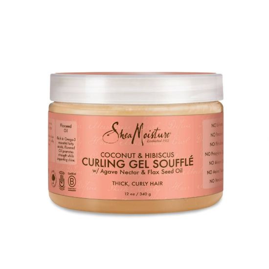 Picture of SHEA MOISTURE COCONUT & HIBISCUS CURLING SOUFFLEGEL 340ML(03