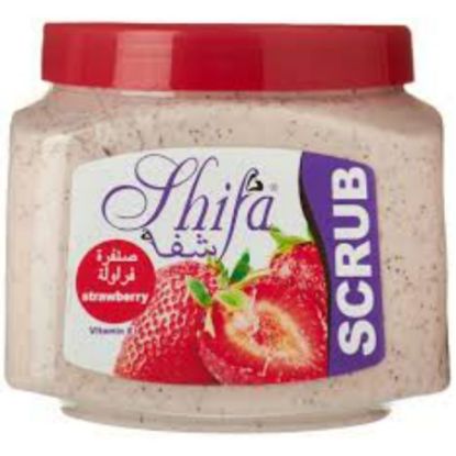 Picture of SHIFA FACE SCRUB STRAWBERRY 500 ML.