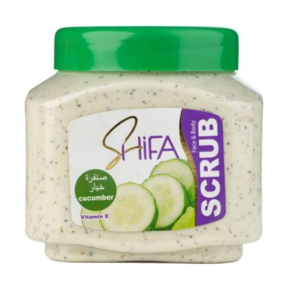 Picture of SHIFA FACIAL SCRUB WITH CUCUMBER 300 ML