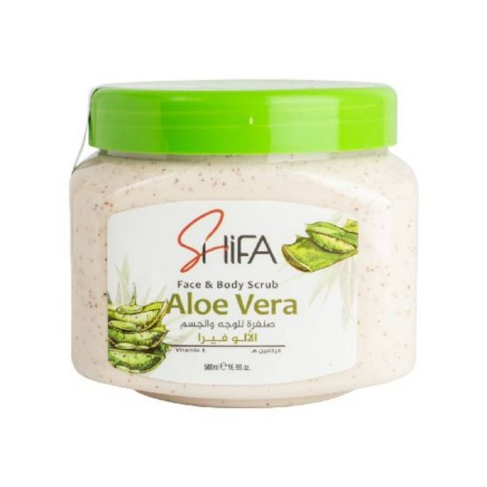 Picture of SHIFA SCRUB WITH ALOE VERA FOR FACE AND BODY 500 ML...