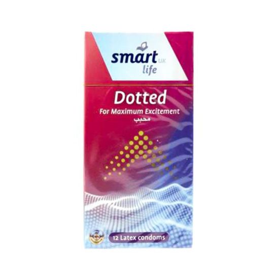 Picture of SMART LIFE DOTTED  12 CONDOMS #  0318