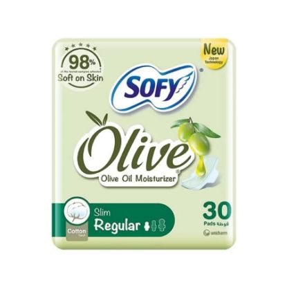 Picture of SOFY OLIVE OIL SLIM PADS LARGE 29 CM 12X10