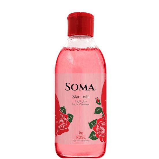 Picture of SOMA SKINMILD FACIAL CLEANSER  ROSE 225 ML